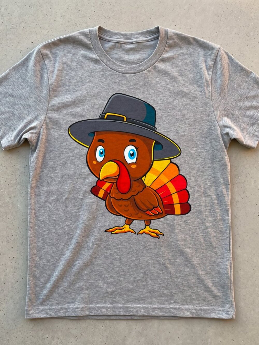 Turkey Pilgrim Cute Thanksgiving Men Women Kids